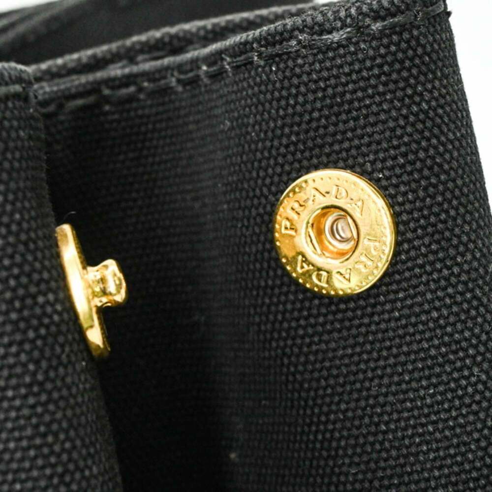PRADA Black Canvas Shoulder Bag - Picture 6 of 16